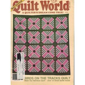 QUILT WORLD MAGAZINE, JUNE 1987 House of White Birches Single_Issue_Magazine